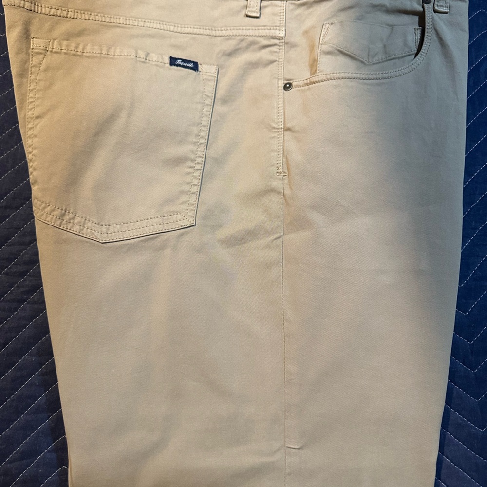 Faconnable khaki chino slacks